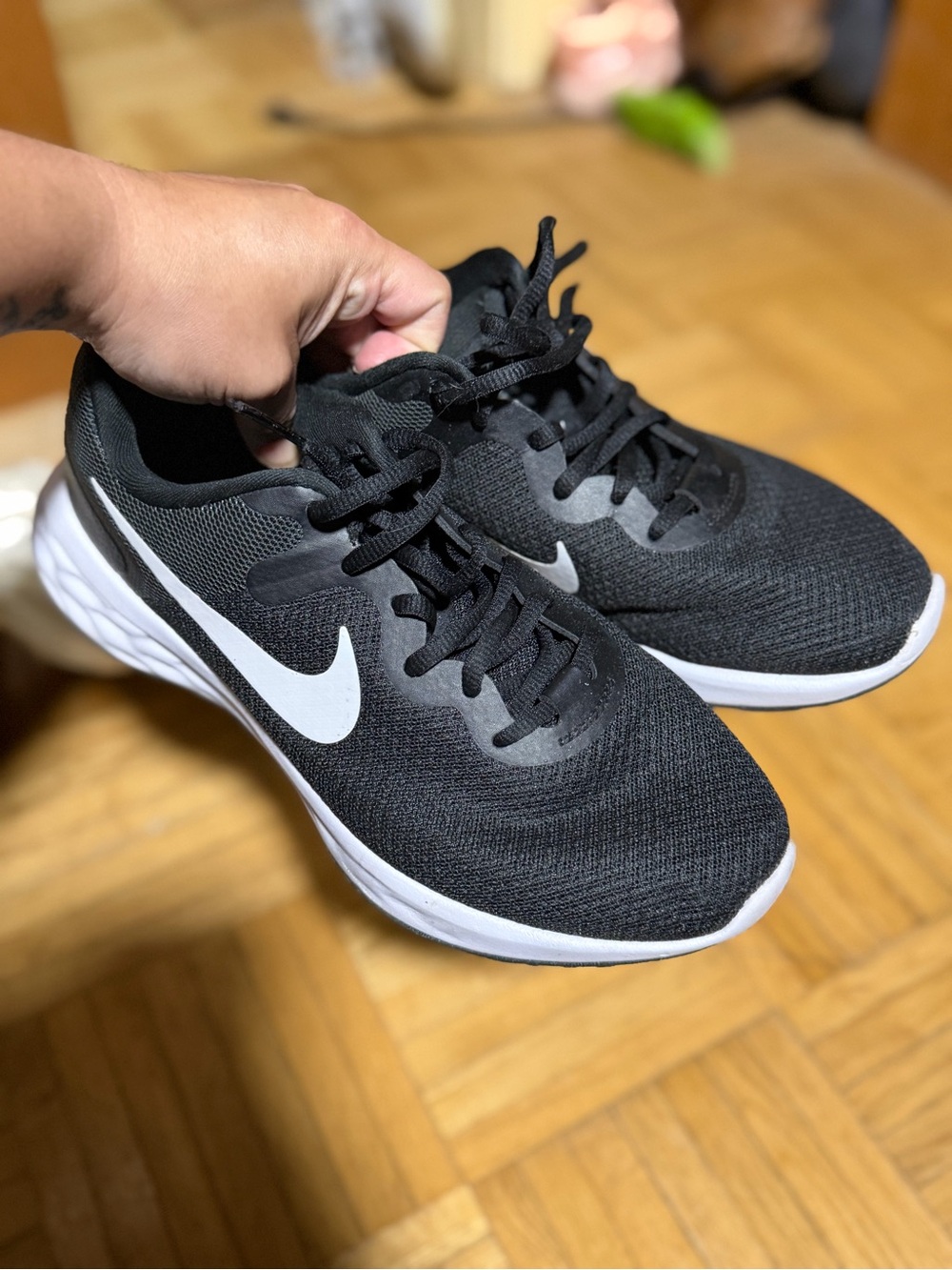 Nike Revolution 6 Black Women's Running Tennis Shoes Size 8.5